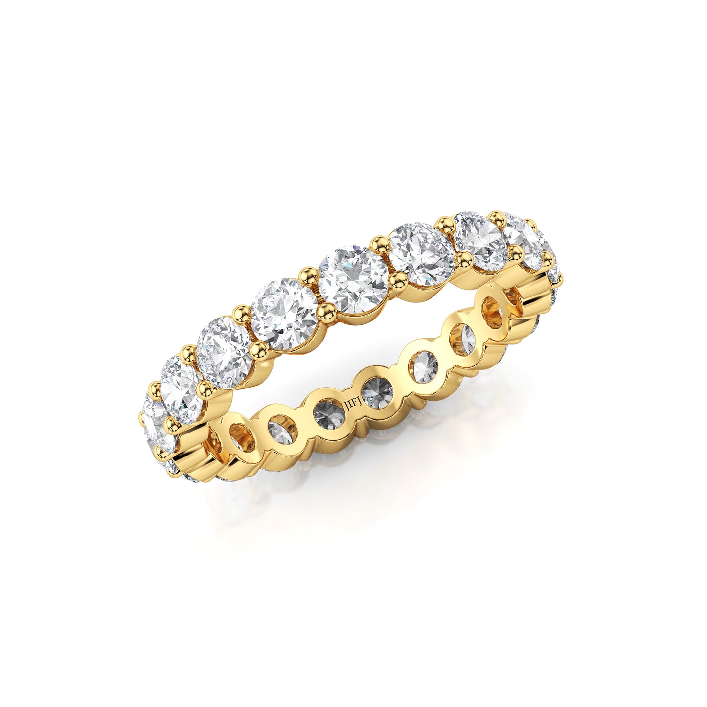 Round Diamond Eternity Band