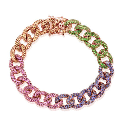 Rainbow Link Bracelet