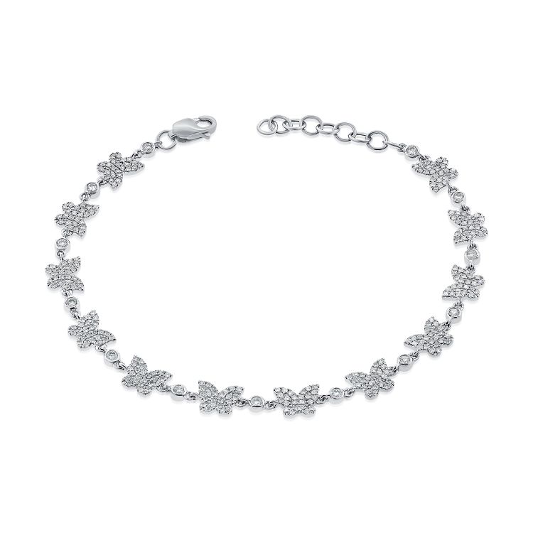 Bracelet Station Papillon Diamant
