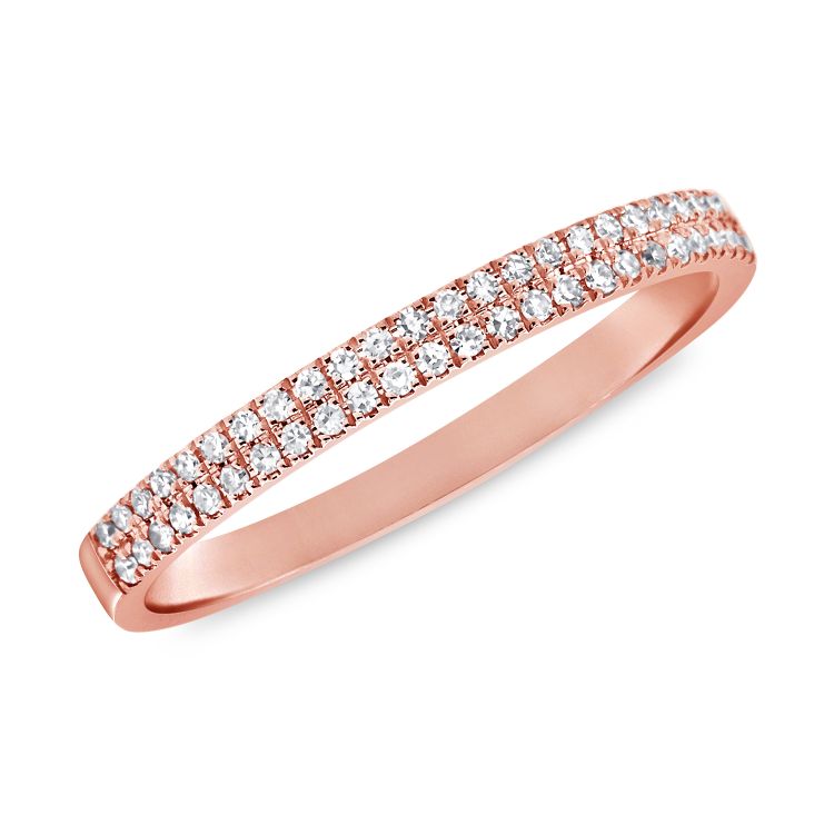 Two Row Diamond Band