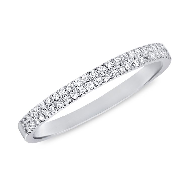 Two Row Diamond Band