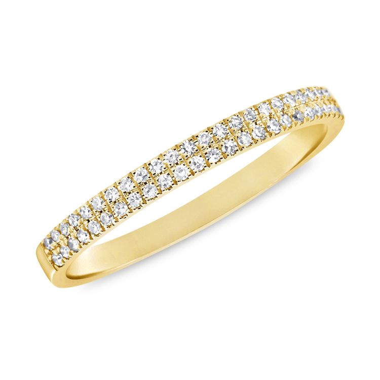 Two Row Diamond Band
