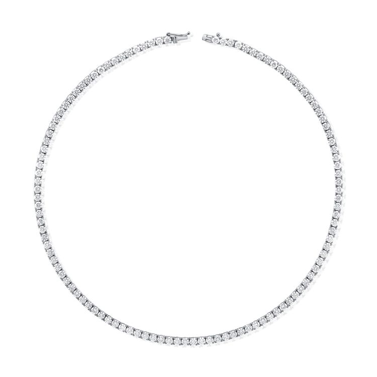 Collier de tennis en diamant de laboratoire