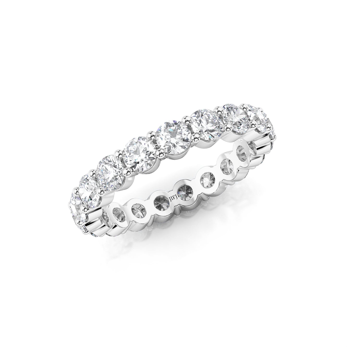 Round Diamond Eternity Band