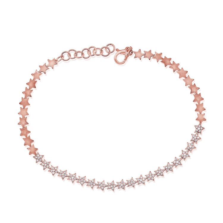 Diamond Pavé Star Bracelet