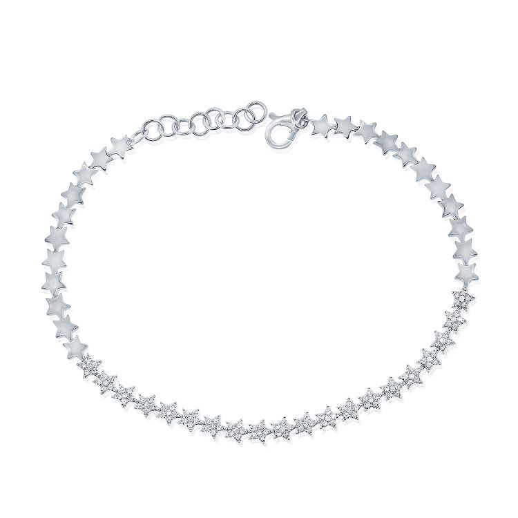 Diamond Pavé Star Bracelet