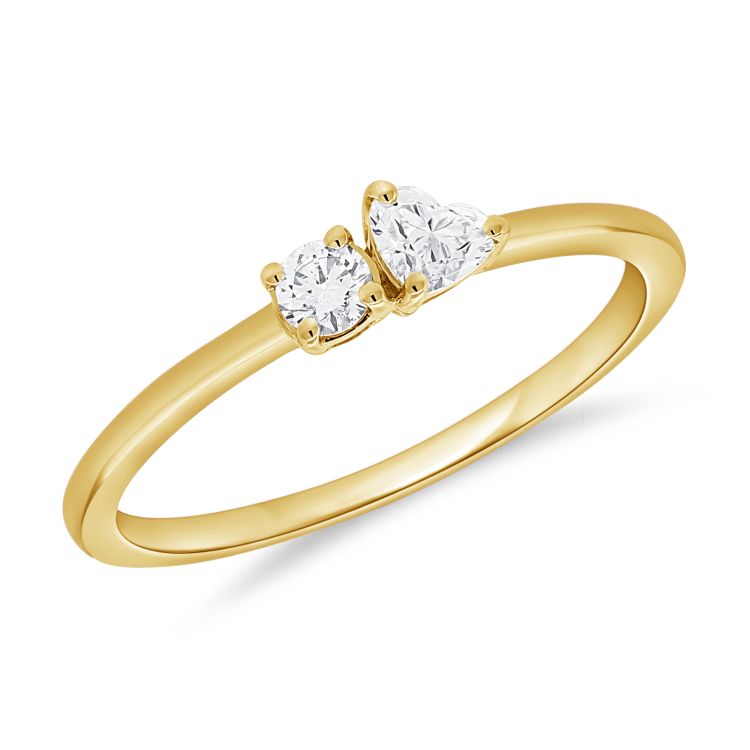 Jonc diamant Moi et Toi