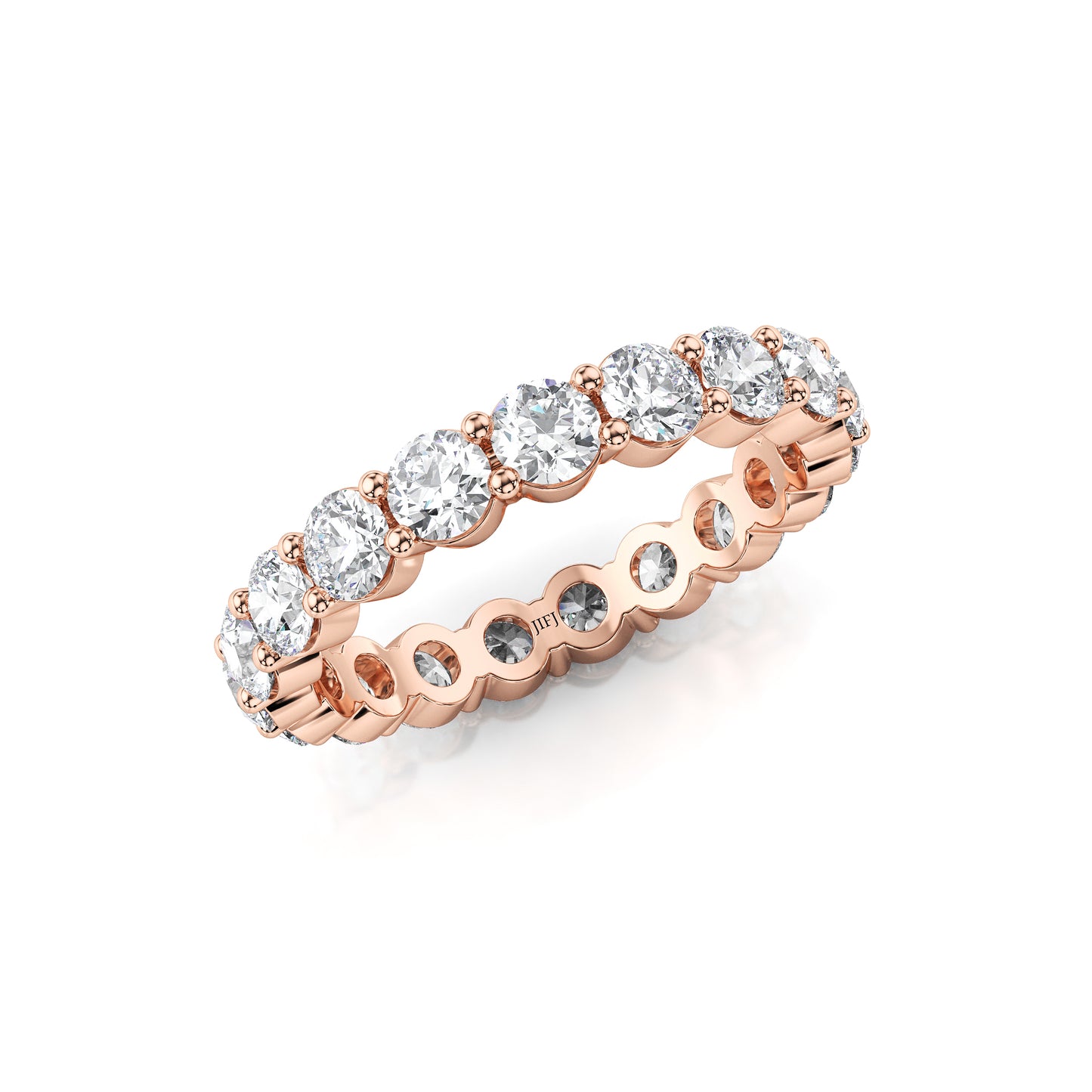 Round Diamond Eternity Band