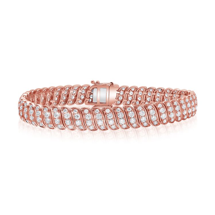 Bracelet diamant à maillons S
