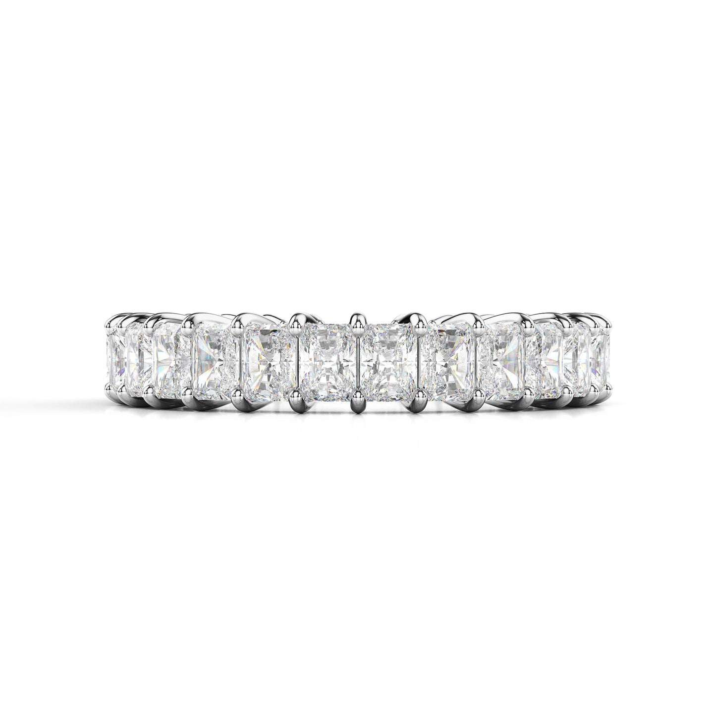 Emerald Diamond Eternity Band