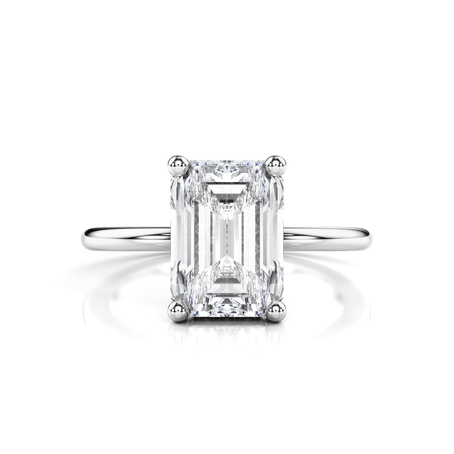 Emerald Cut Engagement Ring