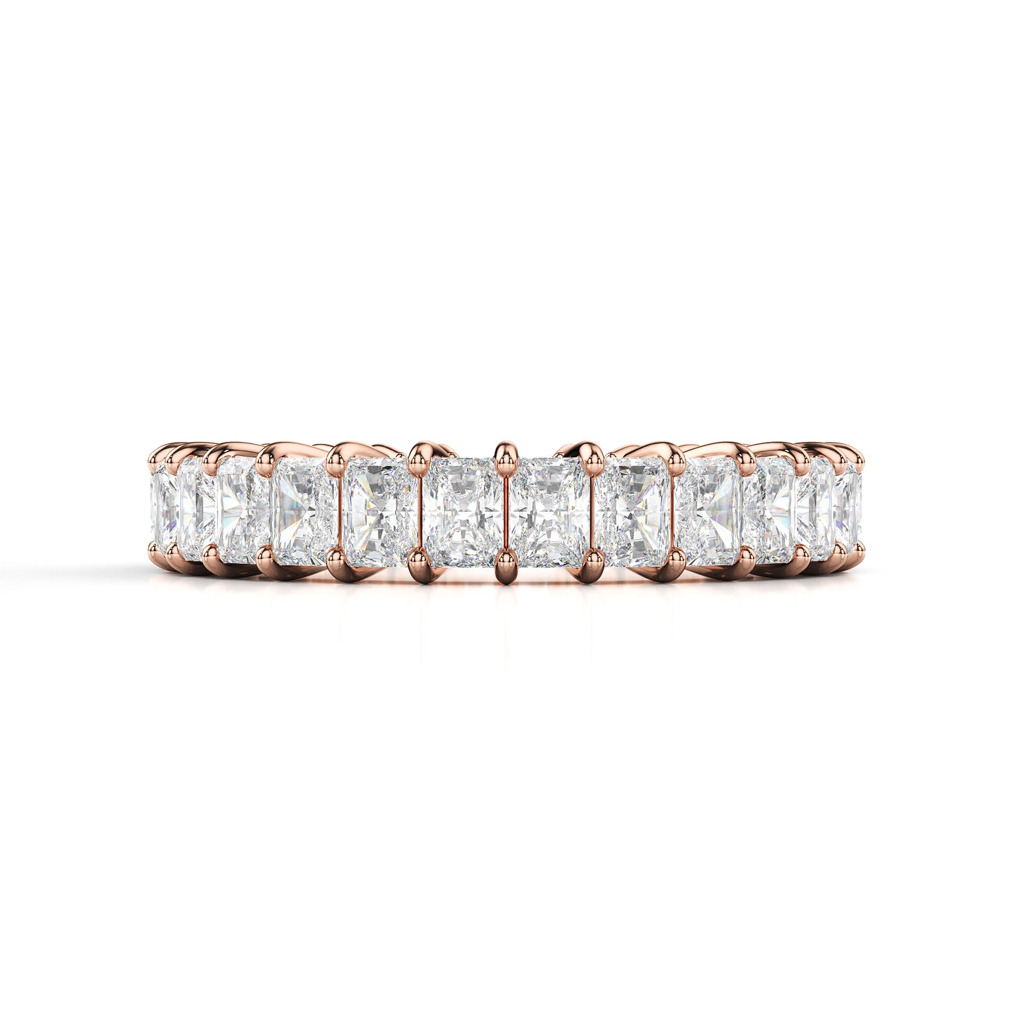 Emerald Diamond Eternity Band