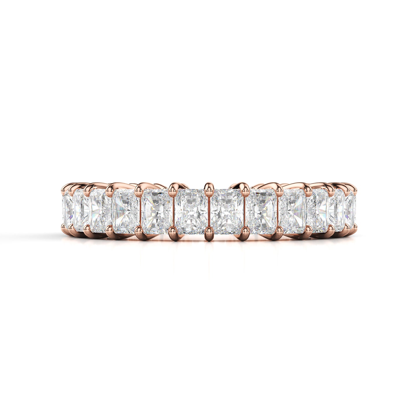 Emerald Diamond Eternity Band