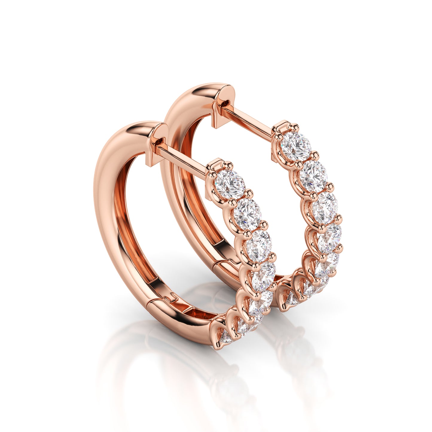 The Perfect Diamond Hoops