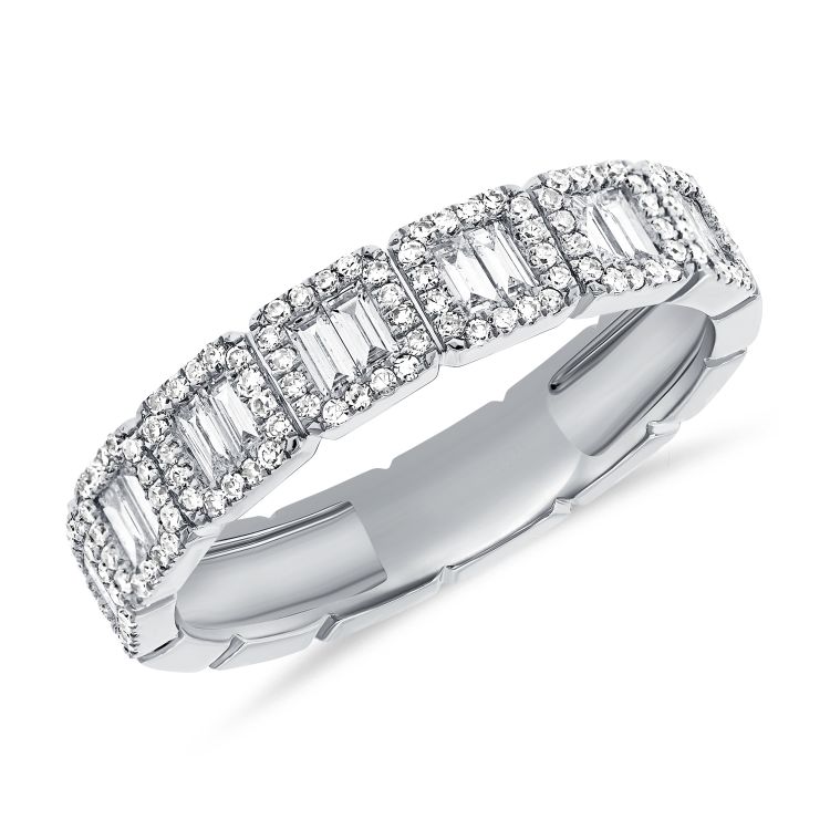 Baguette Framed Diamond Ring