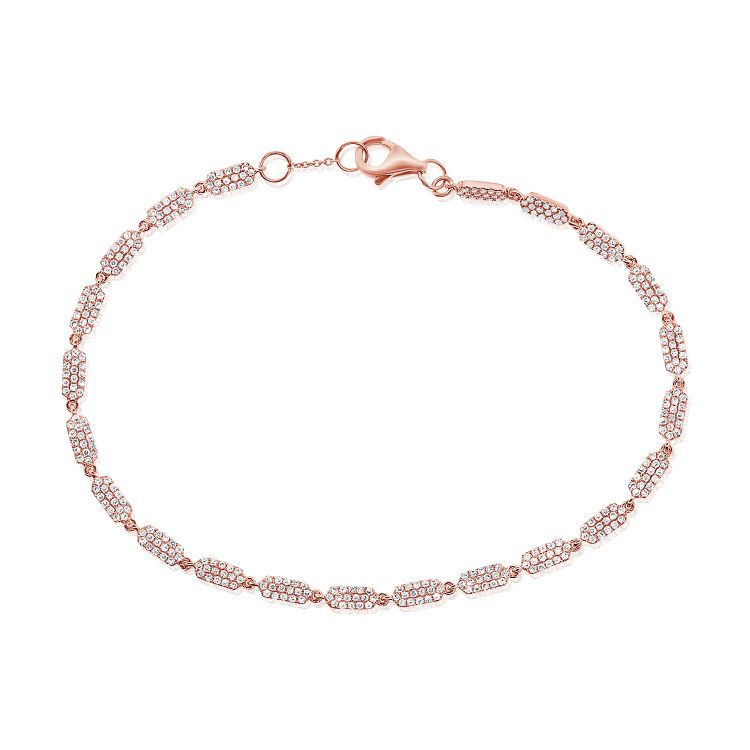 Diamond Cluster Station Bracelet