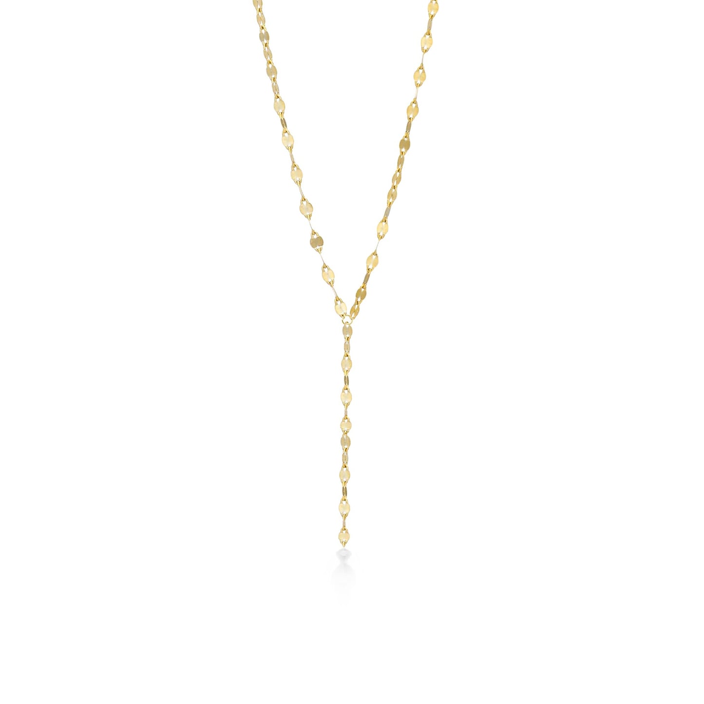 Hammered Forzentina Lariat Chain