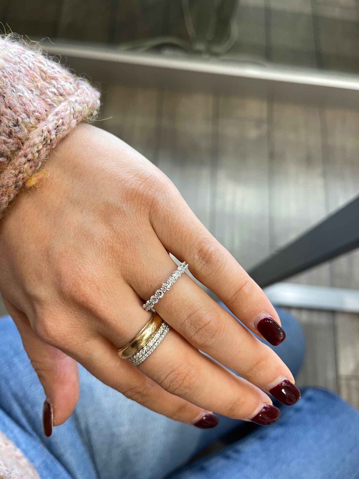 Round Diamond Eternity Band