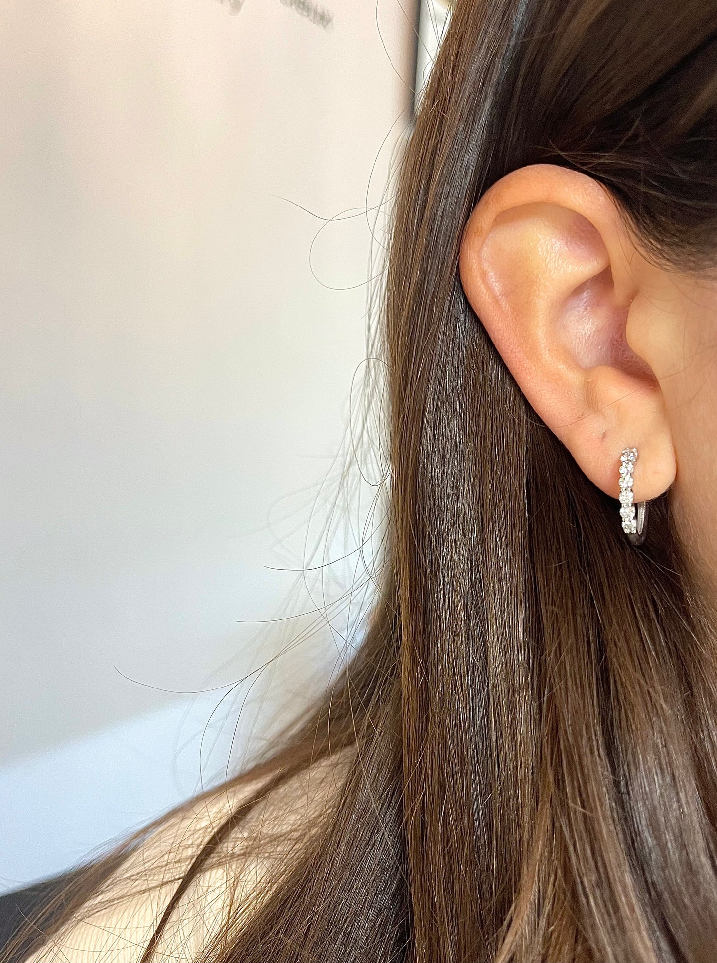 Cerceaux en diamant idéal