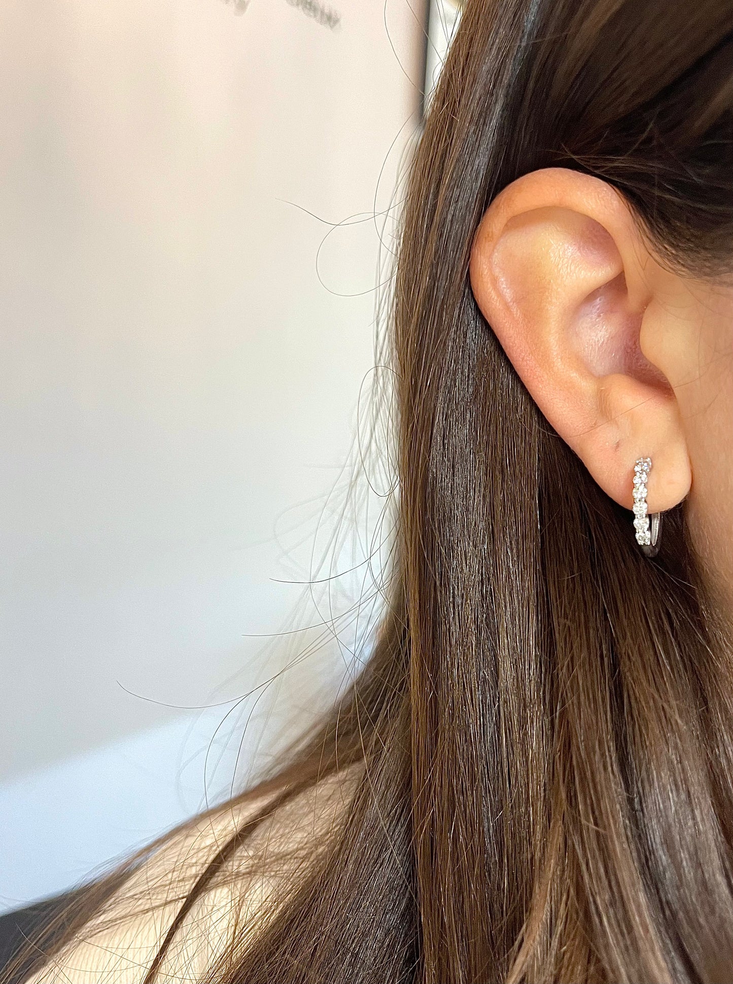 The Perfect Diamond Hoops