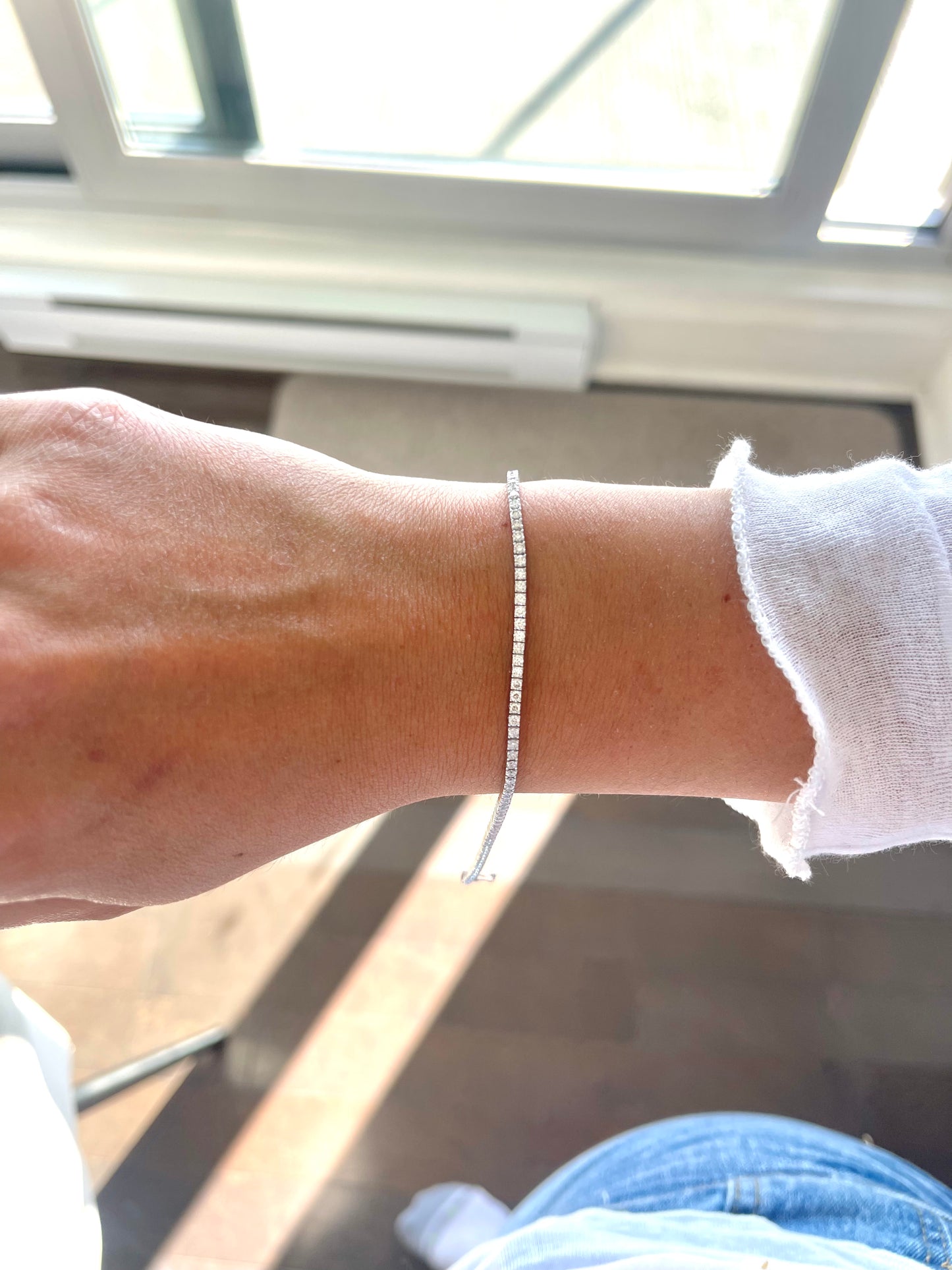 Lab Diamond Tennis Bracelet