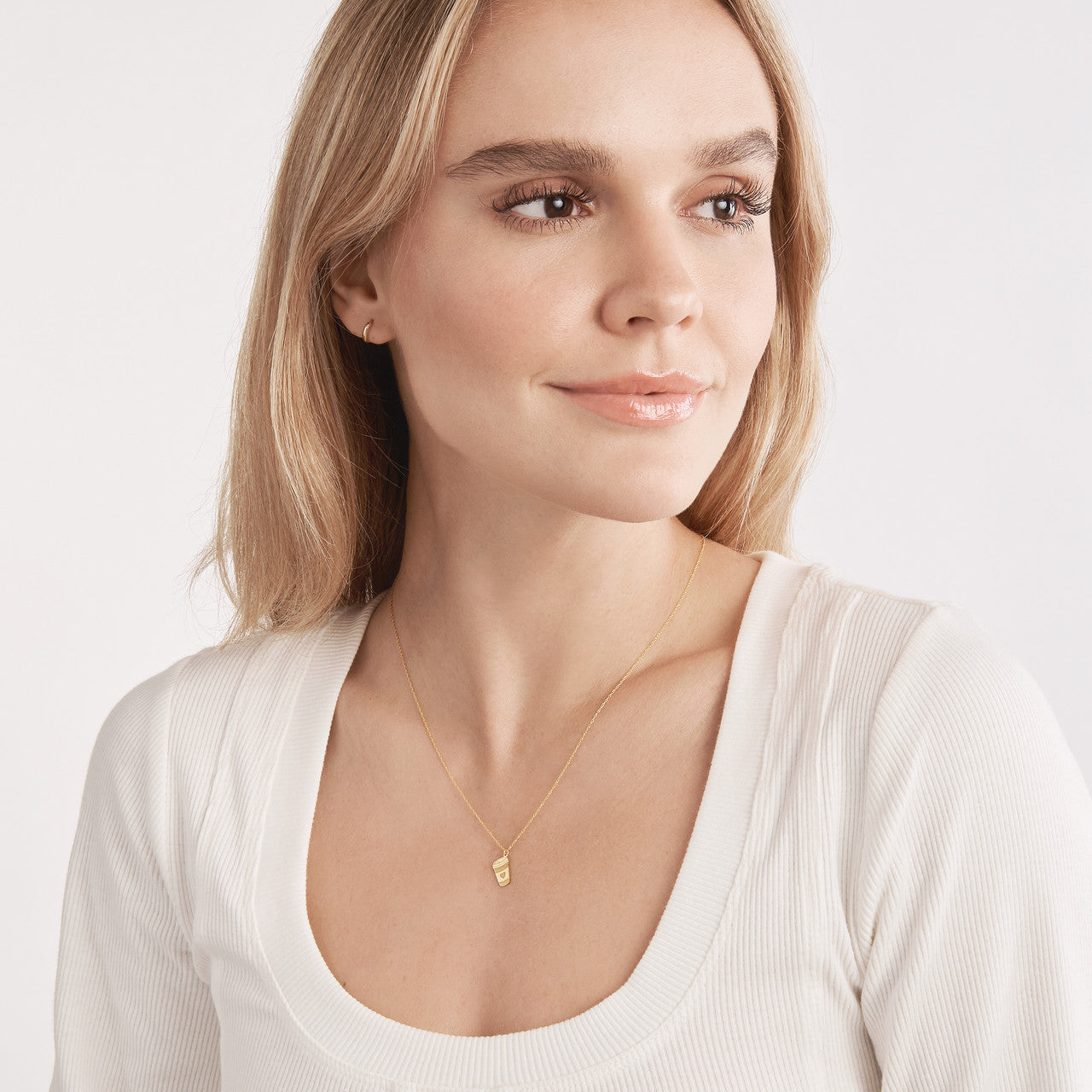 Coffee Cup Necklace