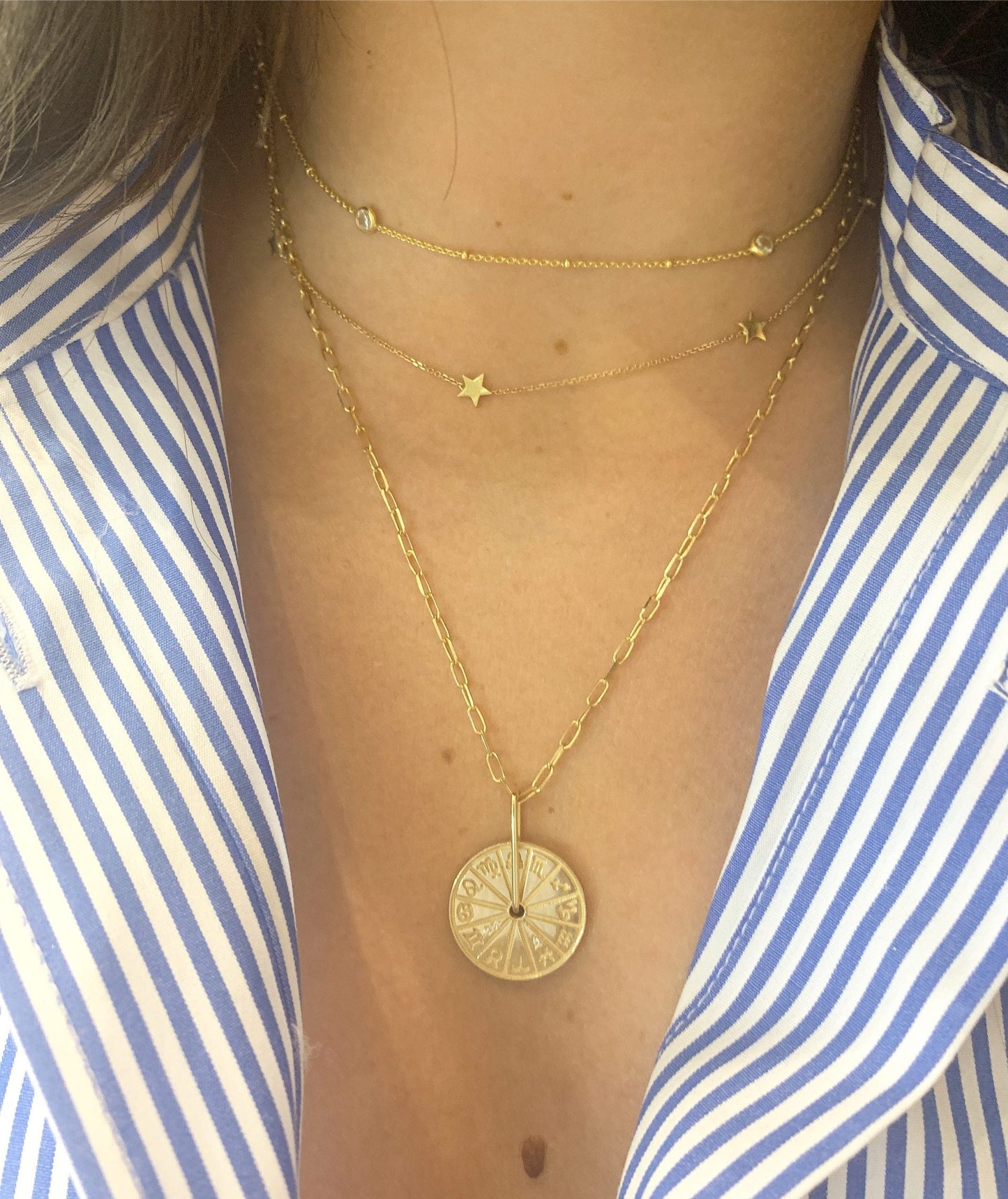 Zodiac Spinner Necklace