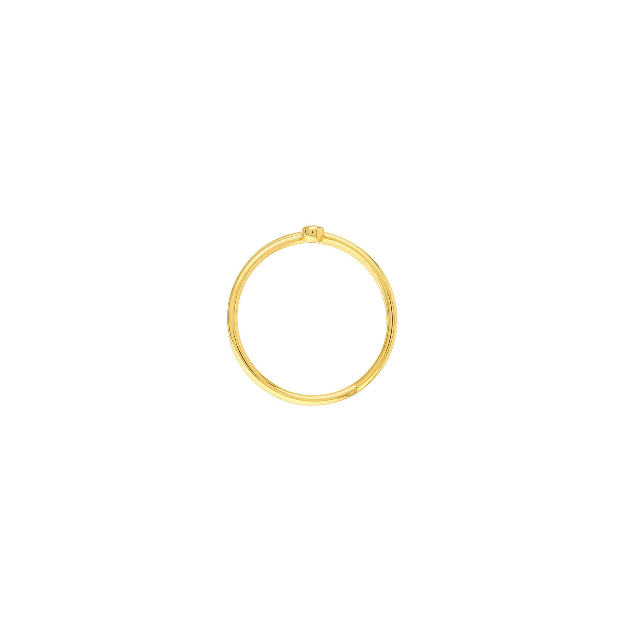 Dainty Diamond Crossover Ring