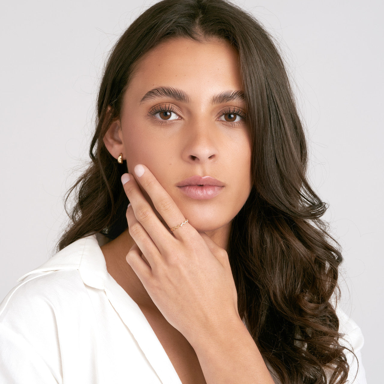 Diamond Zig Zag Ring