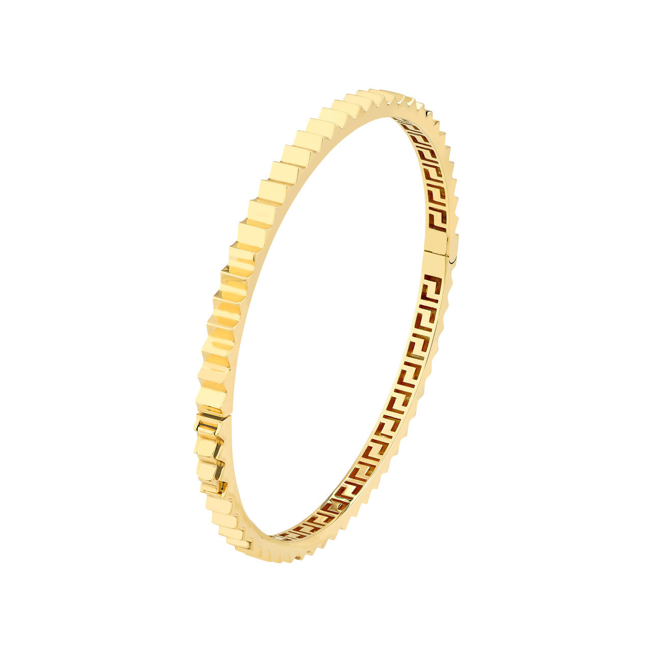 Fluted Hinge Bangle