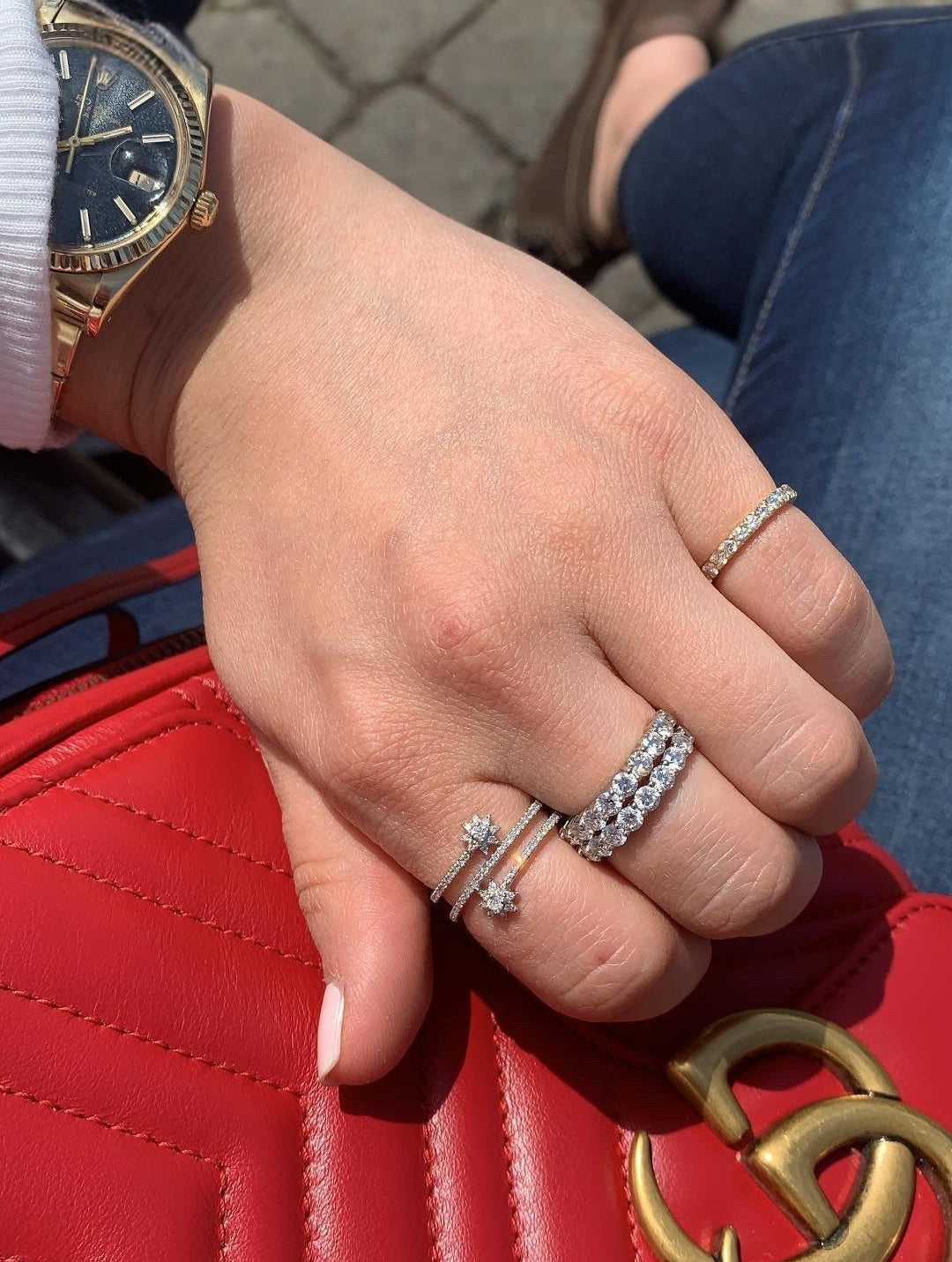 Starry Night Diamond Ring