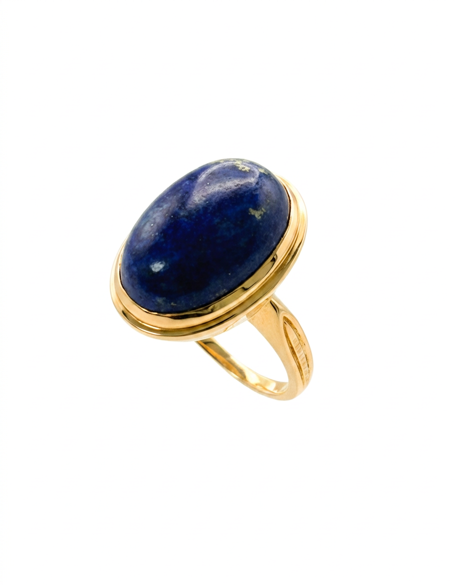 Lapis Lazul Blue Stone Ring