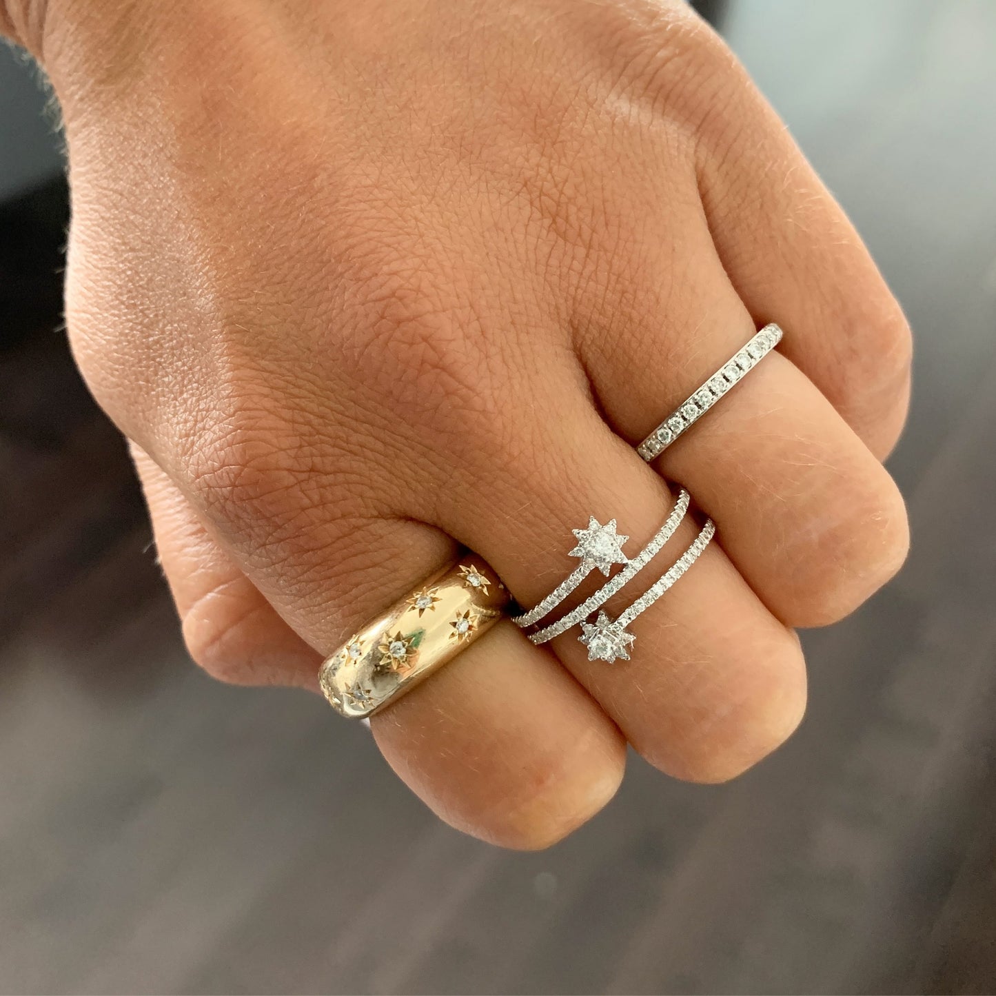 Diamond Donut Ring