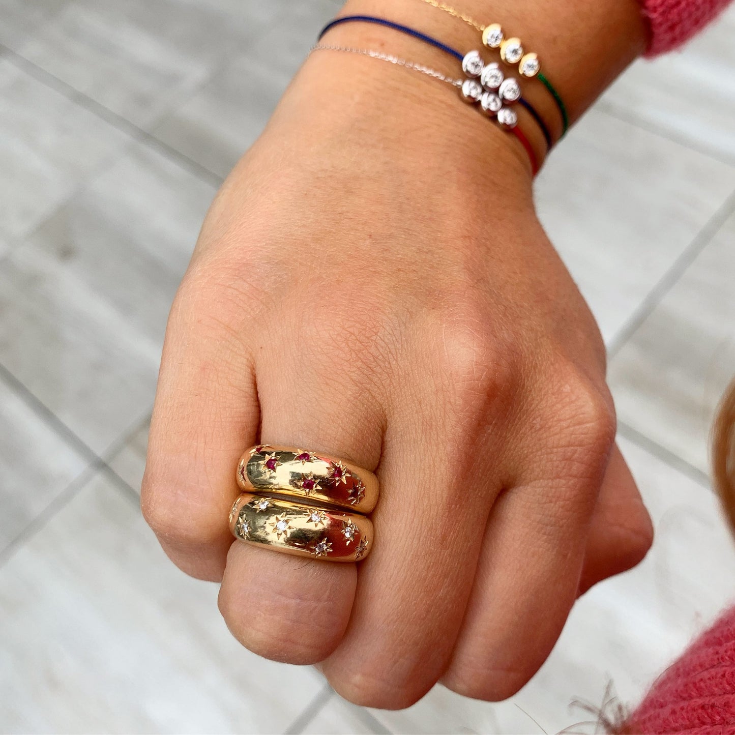 Diamond Donut Ring
