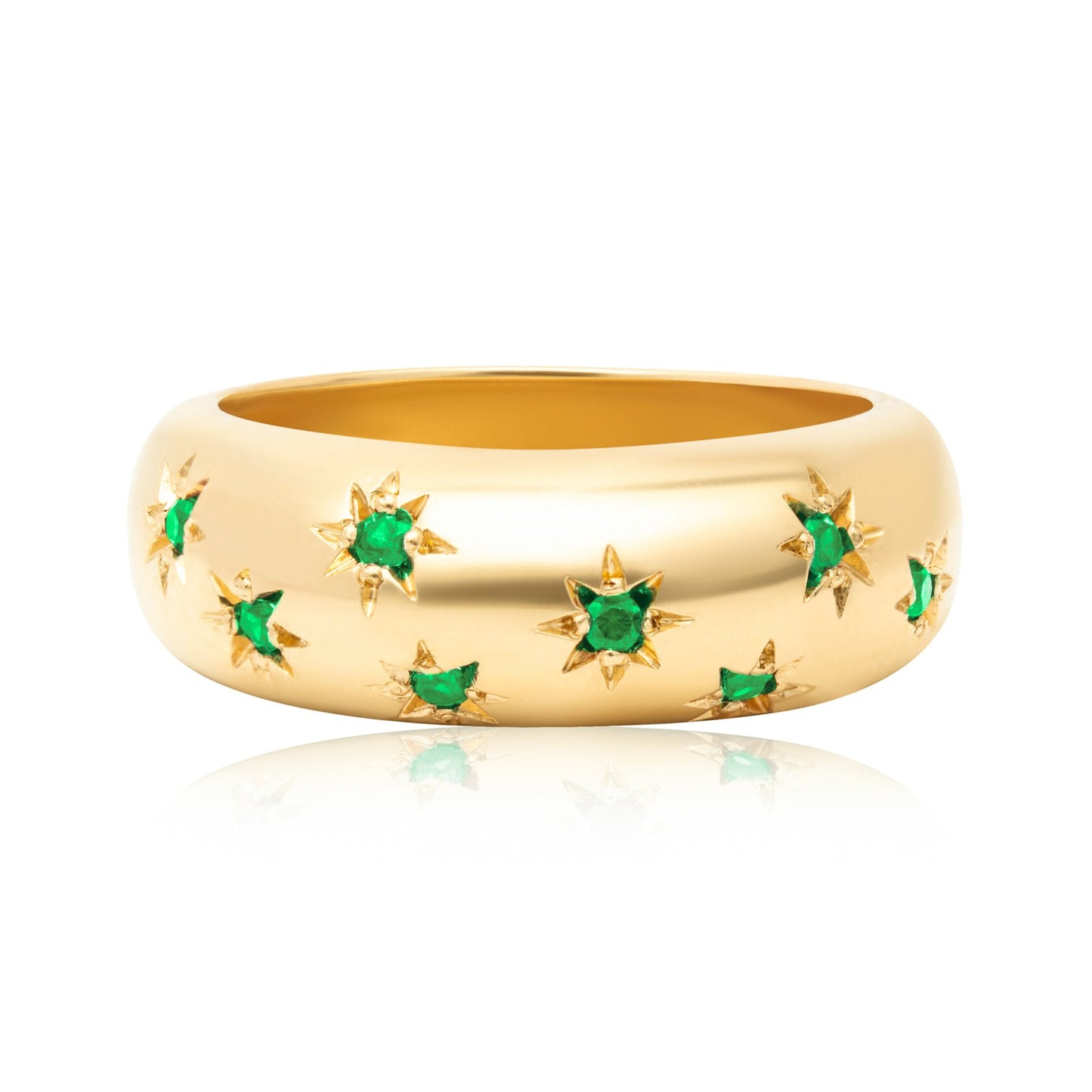 Gemstone Donut Ring