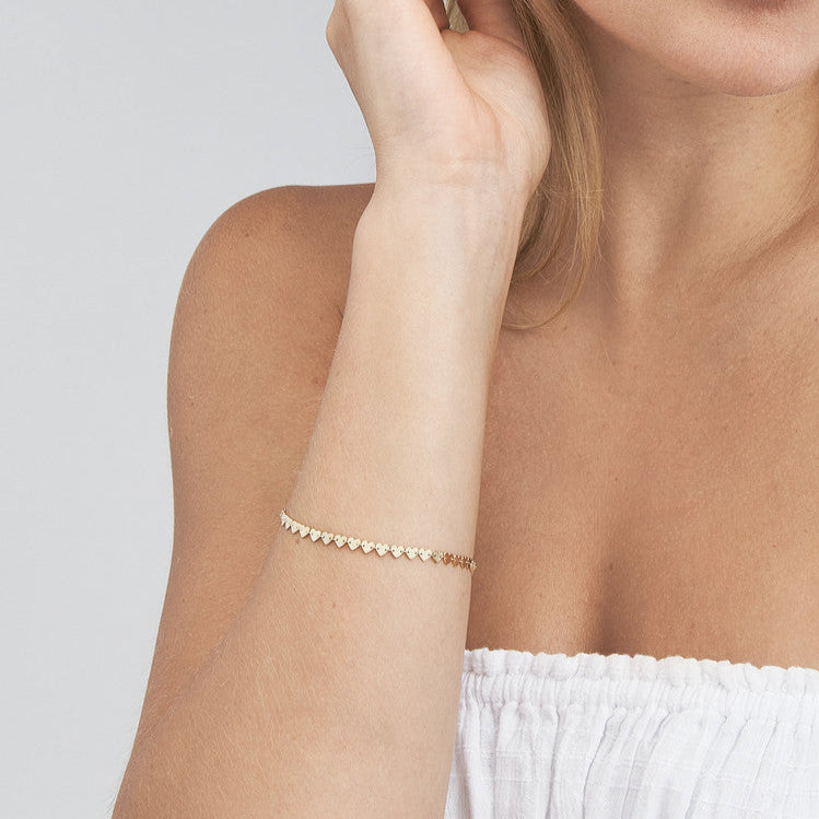 Mini Heart Station Bracelet