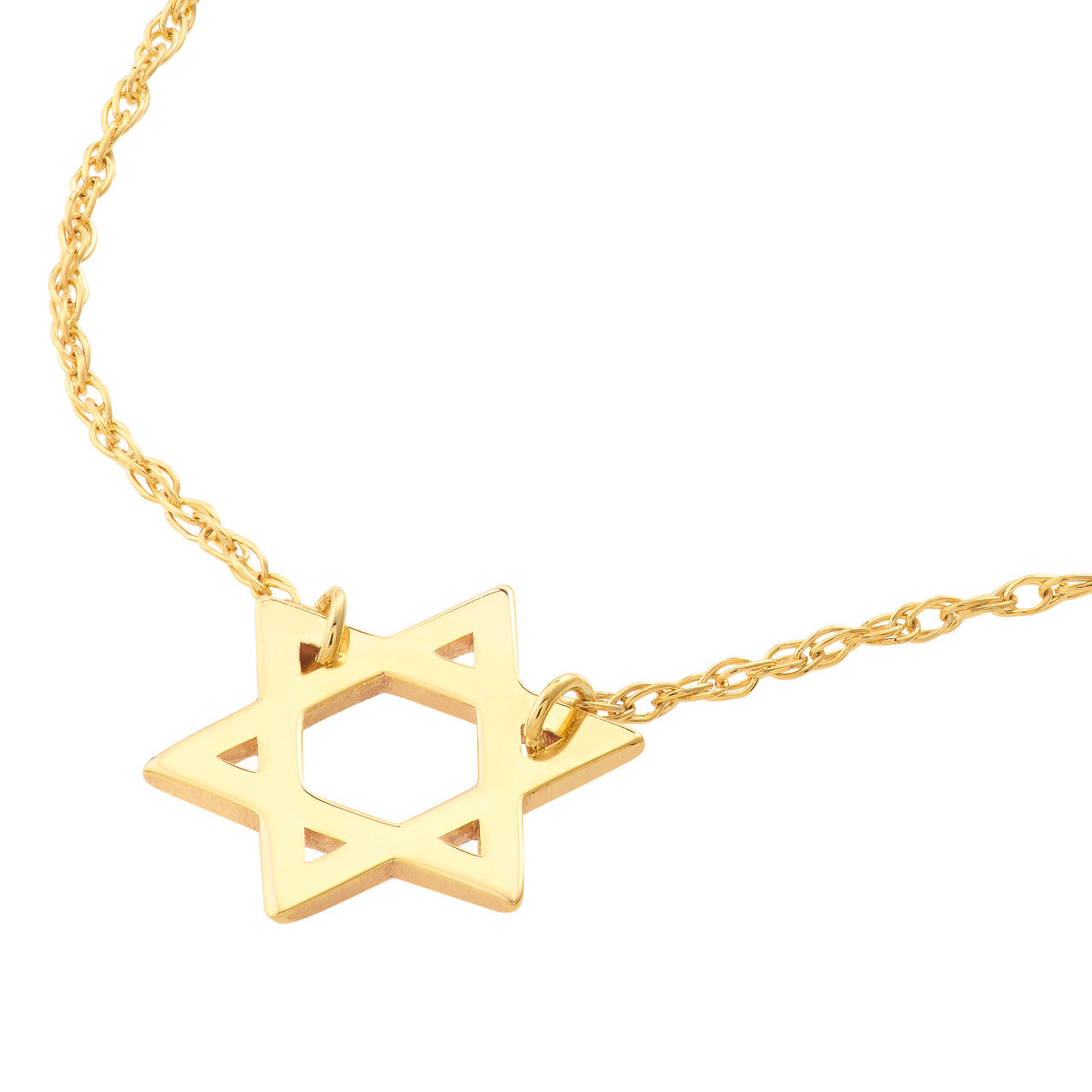 Collier triangle de diamants pendants