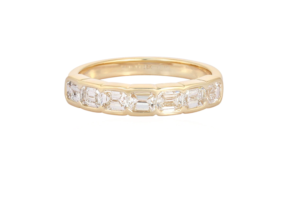 emerald-bezel-half-diamond-band-14k