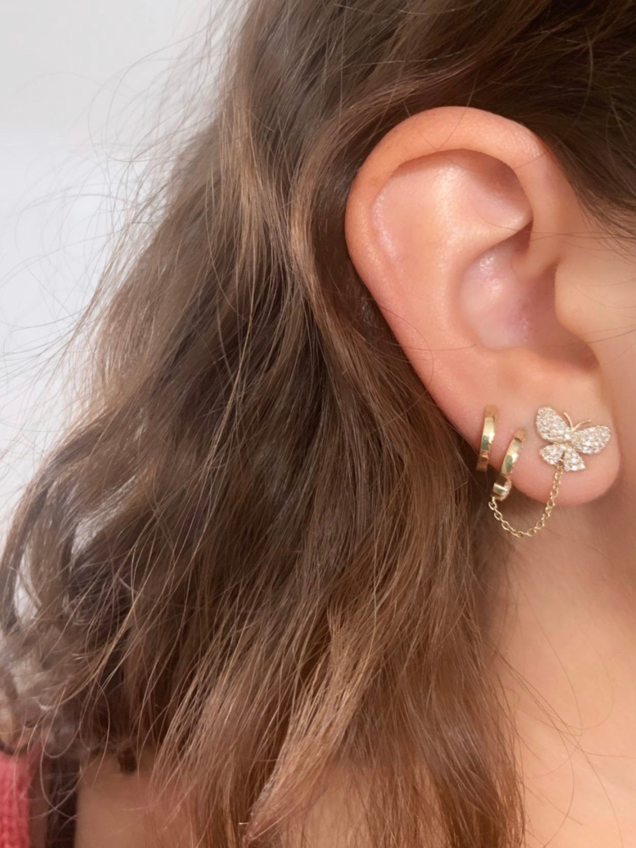 Mini Plain Gold Hoops