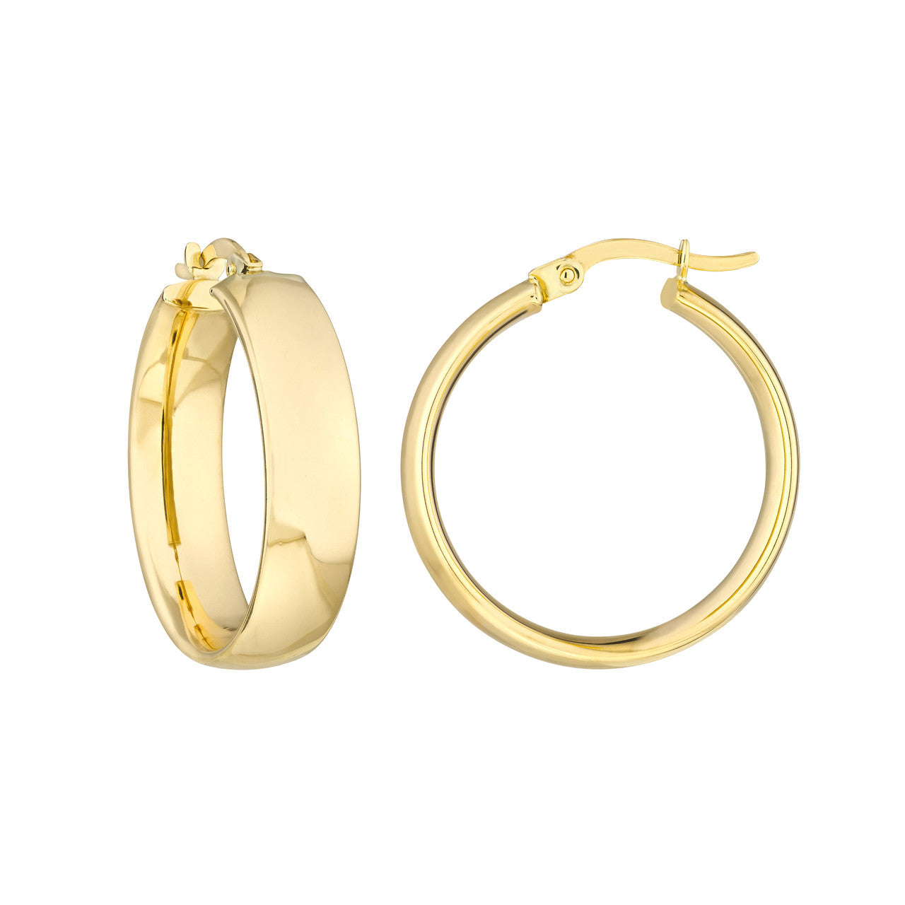 round-high-polished-hoops-10k