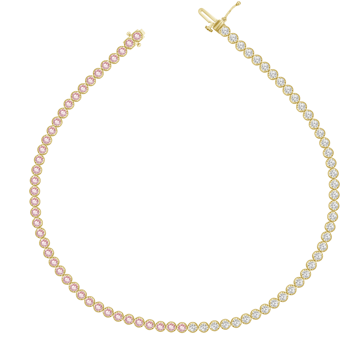 half-pinksapphire-bezel-bracelet-18k