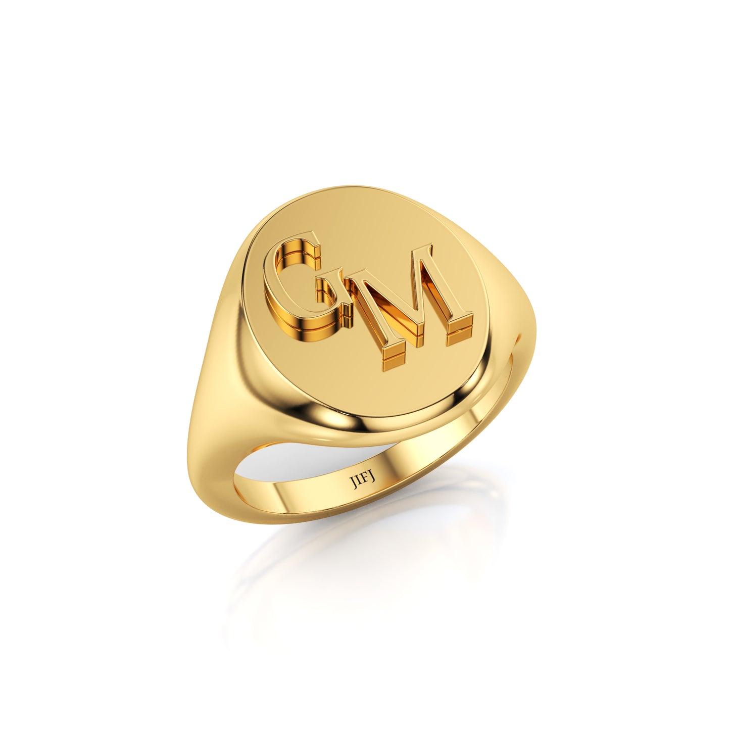 Initials Signet Ring