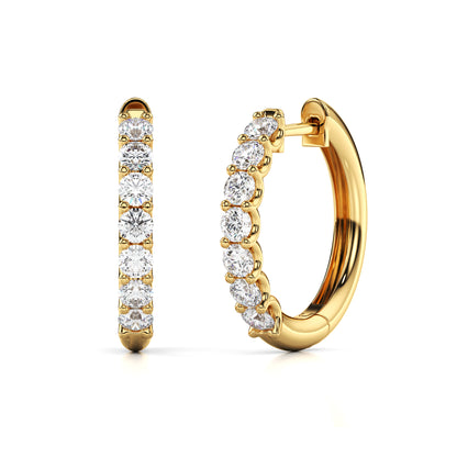 The Perfect Diamond Hoops