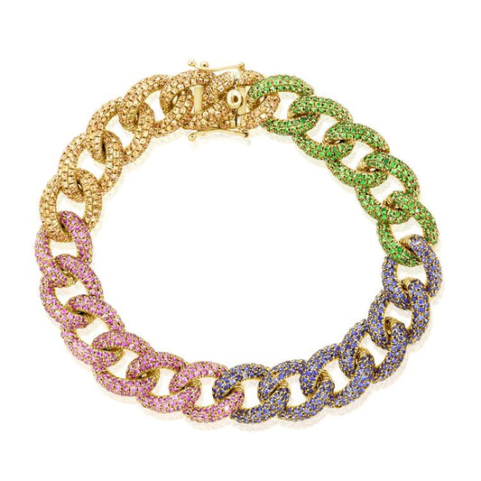 Rainbow Link Bracelet