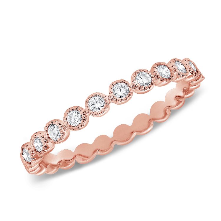 Art Deco Diamond Eternity Band