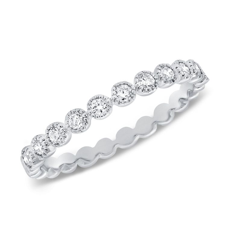 Art Deco Diamond Eternity Band