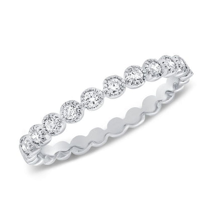Art Deco Diamond Eternity Band