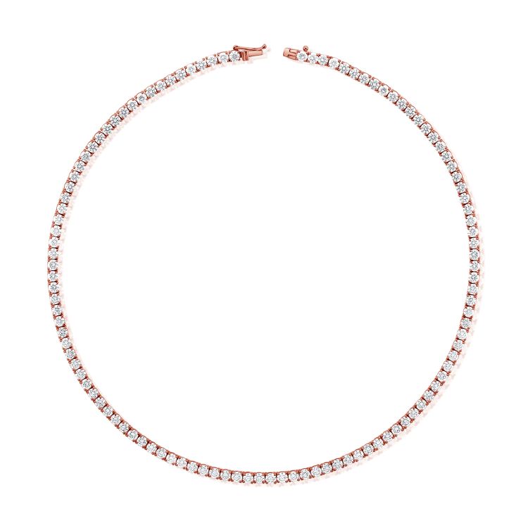 Lab Diamond Tennis Necklace