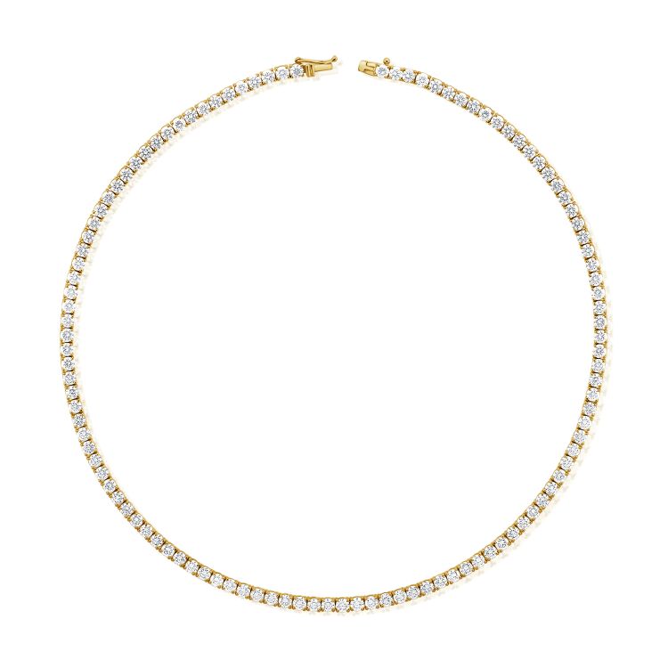 Lab Diamond Tennis Necklace