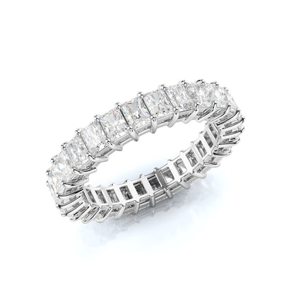 Emerald Diamond Eternity Band